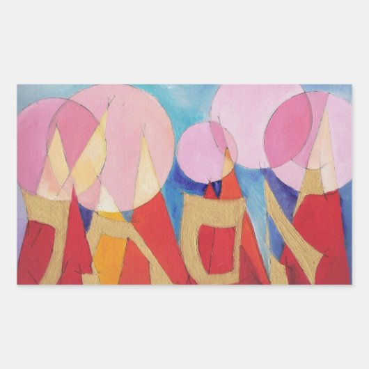 エスター 長方形シール (正面)