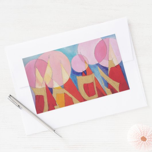 エスター 長方形シール (封筒)