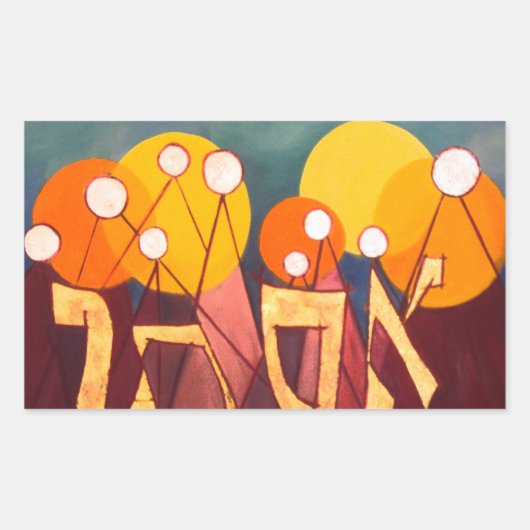 エスター 長方形シール (正面)