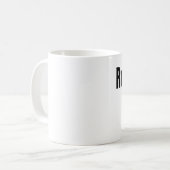 エステおもしろいート実在エージェントハウスブローカー不動産仲介業者ギフト コーヒーマグカップ (正面左)