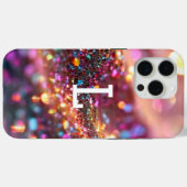 エスティモノグラムのグリッターラグジュアリー Case-Mate iPhoneケース (裏面 (横))