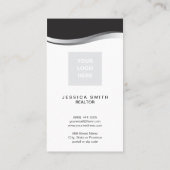 エスティ実在ス・シルバー・スウッシュ・ビジネス・カード 名刺 (裏面)