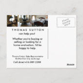 エスティ実在ーポストカードホームエントランスハウス ポストカード (裏面)