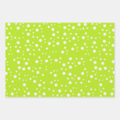 エステエレガントティックグリーンギフト ラッピングペーパーシート (正面)