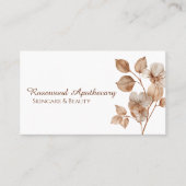 エステエレガントティックフローラソフトベージュプロフェッショナル 名刺 (正面)