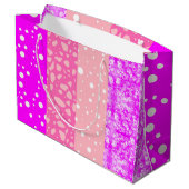 エステエレガントティックフローラピンクガール抱き枕 ラージペーパーバッグ (裏面アングル)