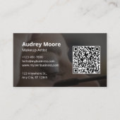 エステサロン専門のメイクアップアーティストの名刺 名刺 (正面)