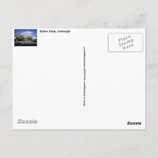 エステスパークはがき ポストカード (裏面)