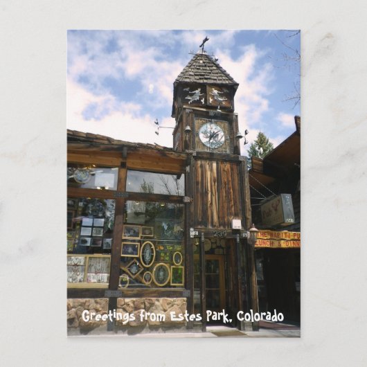 エステスパークポストカードからの挨拶 ポストカード (正面)