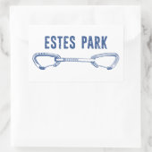 エステスパーク登山クイックドロー 長方形シール (バッグ)