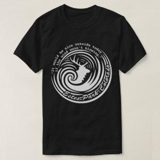 エステス風、暗色のシャツ Tシャツ