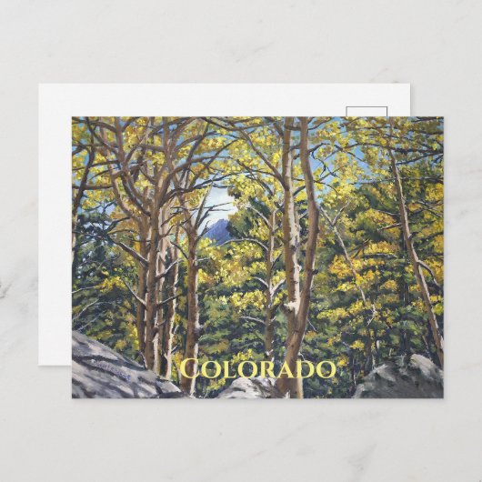 エステス《植物》アスペン名勝エステス国立公園はがき ポストカード (正面/裏面)