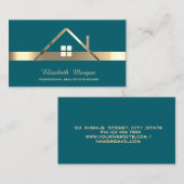 エステッエレガントト実在ブローカーハウスルーフグリーン 名刺 (正面/裏面)