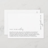 エステッレミニマル第1ホームウィッシュカード エンクロージャーカード (正面/裏面)