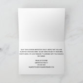 エステッ実在トハッピーホームアニバーサリーブラックモダン カード (内部)