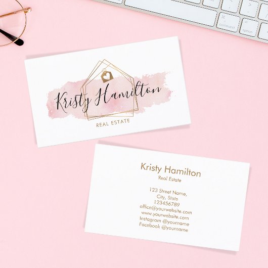 エステッ実在トプロフェッショナルハウス不動産仲介業者金ゴールド 名刺