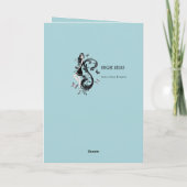 エステティシャンのための卒業カード カード (裏面)