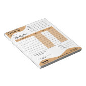 エステティシャンの事業請求書の販売受領書 ノートパッド (アングル)