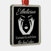 エステティシャンの剥離許可 メタルオーナメント (右)