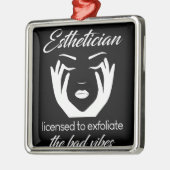 エステティシャンの剥離許可 メタルオーナメント (左)