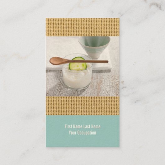 エステティシャンの名刺 名刺 (正面)