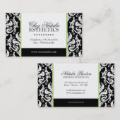 エステティシャンの名刺 名刺 (正面/裏面)