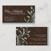 エステティシャンの名刺 名刺 (正面/裏面)