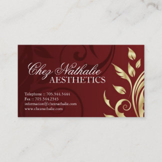 エステティシャンの名刺 名刺