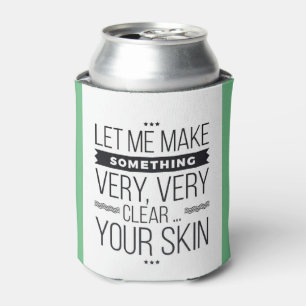 エステティシャンのskincareのコンサルタントのおもしろいなcozie 缶クーラー