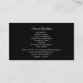 エステティシャンまたは何でものために関連していました 名刺 (裏面)