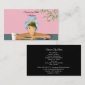 エステティシャンまたは何でものために関連していました 名刺 (正面/裏面)