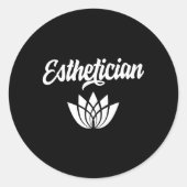 エステティシャンエステティシャン専門チームのファシリスト ラウンドシール (正面)