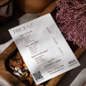 エステティシャンサービス価格一覧ボヘミアンスキャンミー チラシ