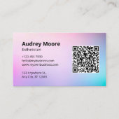 エステティシャンサービス 名刺 (正面)