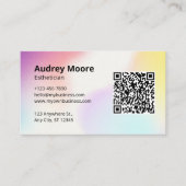 エステティシャンスキンケア美しいサービス 名刺 (正面)