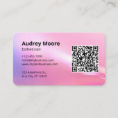 エステティシャンスキンメイクアップ 名刺 (正面)