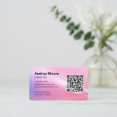 エステティシャンスキンメイクアップ 名刺 (スタンド正面)