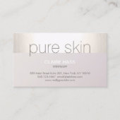 エステティシャンスパサロン名刺 名刺 (正面)