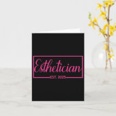 エステティシャンセット2025年スキンスペシャリスト気にス カード (黄色い花)