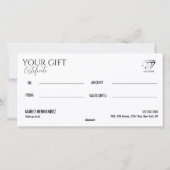 エステティシャンバラ金ゴールド証明書ギフトカード シーズンカード (裏面)