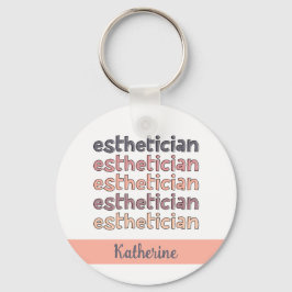エステティシャンパーソナライズされた美容師 キーホルダー