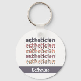 エステティシャンパーソナライズされた美容師 キーホルダー