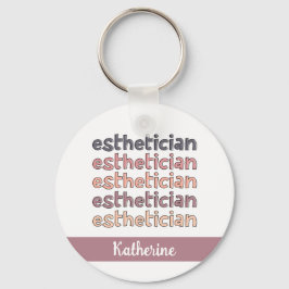 エステティシャンパーソナライズされた美容師 キーホルダー