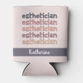 エステティシャンパーソナライズされた美容師 缶クーラー (正面)