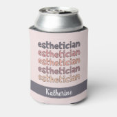 エステティシャンパーソナライズされた美容師 缶クーラー (缶裏面)