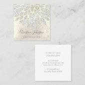 エステティシャンフェイクグリッター スクエア名刺 (正面/裏面)