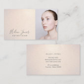 エステティシャンフェイクグリッター 名刺 (正面/裏面)