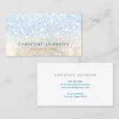 エステティシャンフェイクグリッター 名刺 (正面/裏面)