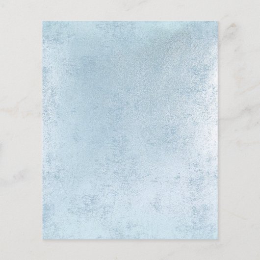 エステティシャンブルーティール(緑がかった色)フェイクグリッター チラシ (裏面)