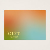 エステティシャンホログラフィック勾配証明書ギフト (正面)